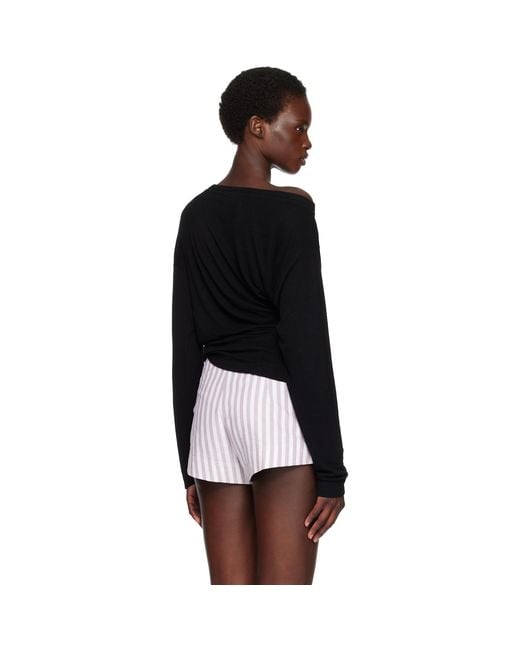Vivienne Westwood Black Long Sleeve Hebo Top