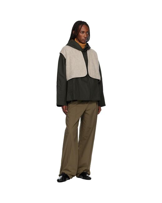 Baserange Black Taupe Capas Vest