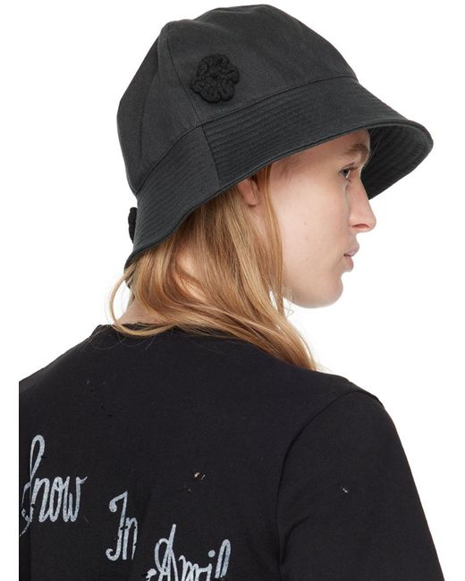 Song For The Mute Black Daisy Bucket Hat