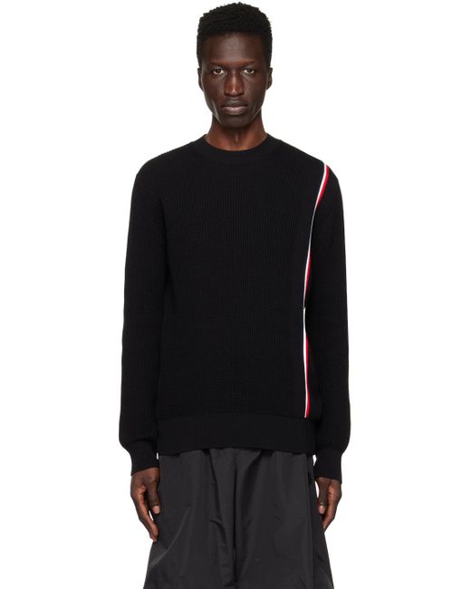 Moncler Black Stripe Sweater for men