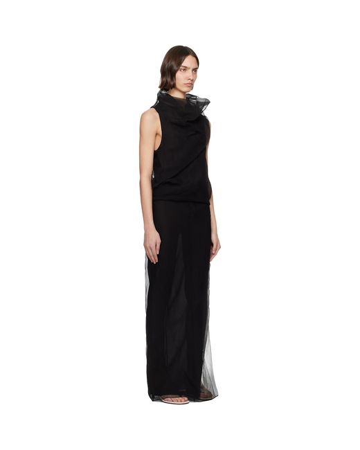 Khaite Black Jeanty Maxi Dress