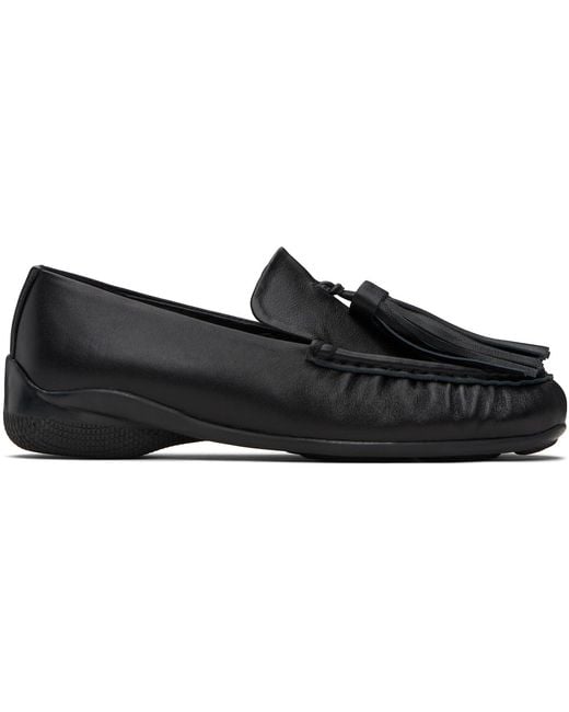 OPEN YY Black Tassel Loafers