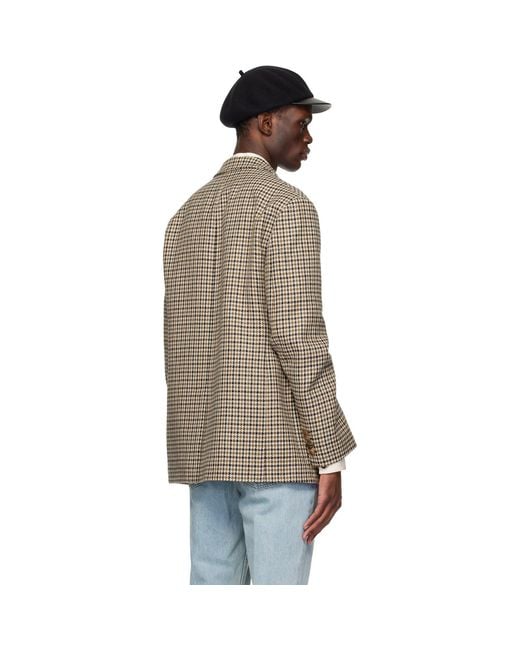 Valentino Natural Single-Breasted Blazer for men