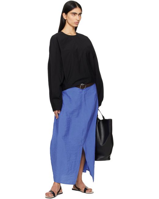 【関税込み】TOTEME ブラック Batwing トップス Batwing top black – TOTEME