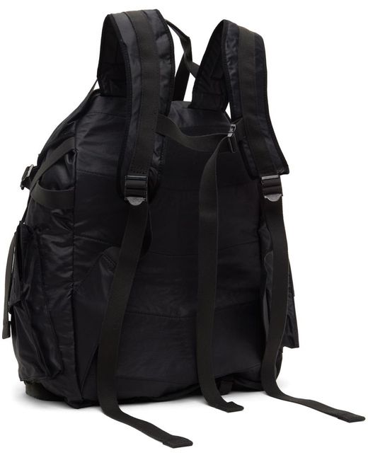 Julius Black Memory Cloth Backpack for men