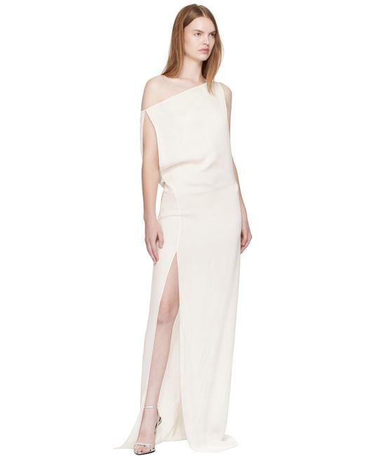 Tom Ford Black Off- Off The Shoulder Evening Maxi Dress