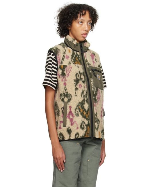 Carhartt Multicolor Beige & Khaki Prentis Vest