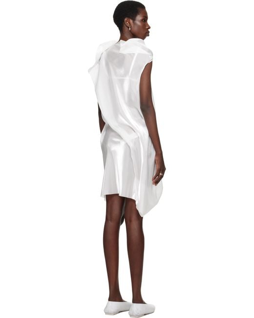Issey Miyake Black Ssense Exclusive Bridal Capsule Eau Minidress