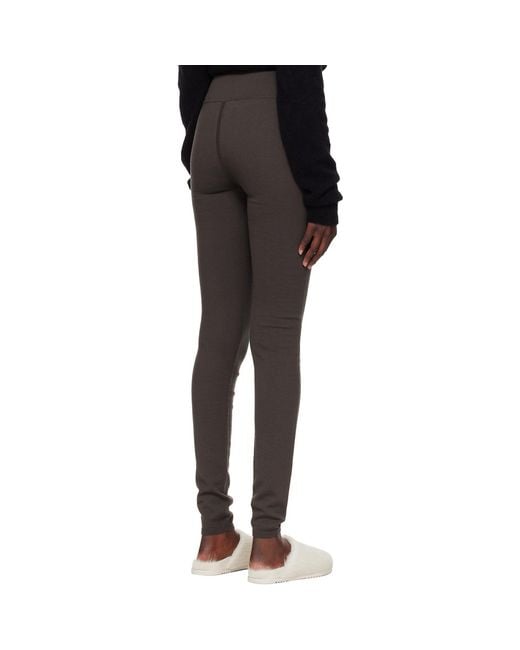 Rick Owens Black Tower Leggings