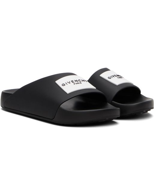 Givenchy Black Label Slide Sandals