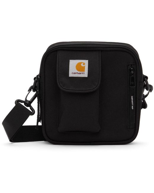 Carhartt WIP Canvas Small Essentials Messenger Bag in Black for Men
