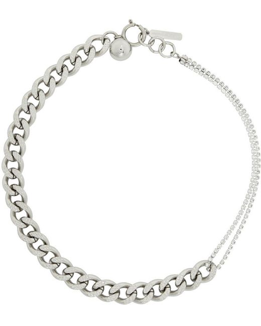 Justine Clenquet Betty Choker Necklace in Silver (Metallic) - Lyst