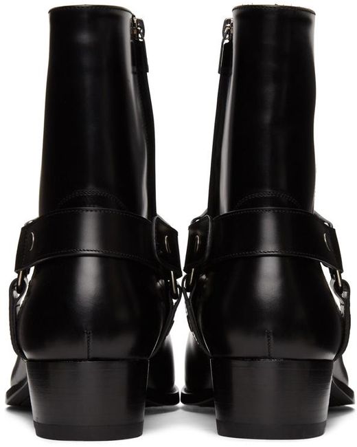 leather boot harness