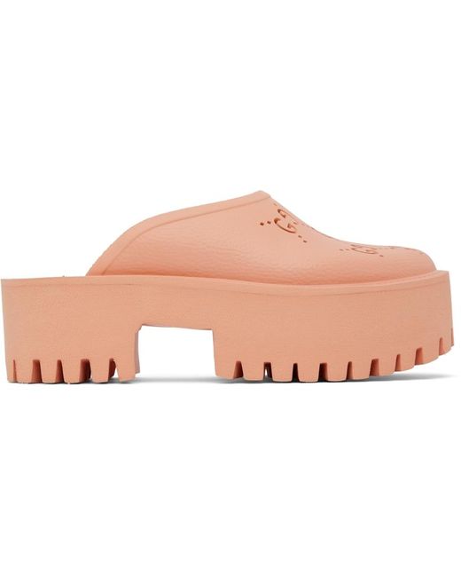 gucci perforated platform