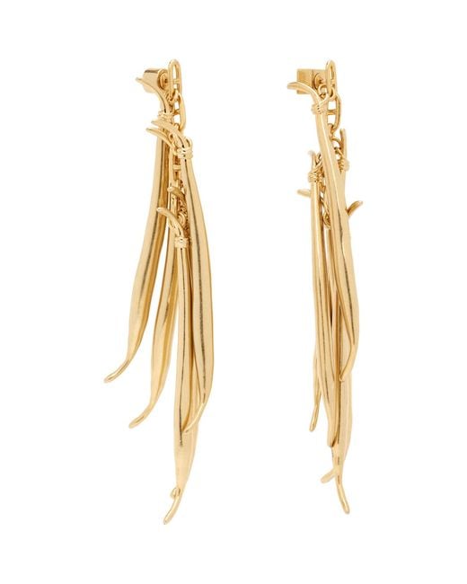 Jacquemus Metallic 'The Haricots' Earrings