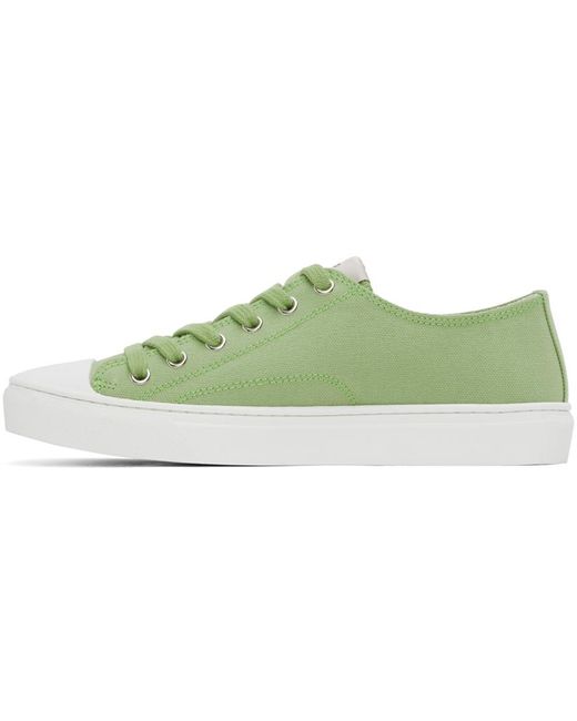 Vivienne Westwood Green Plimsoll Low Top Sneakers for men