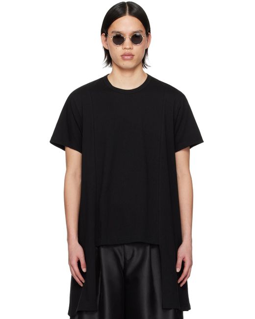 Comme des Garçons Black Asymmetric T-Shirt for men
