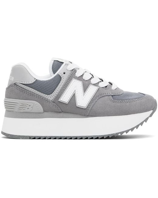 New Balance Black 574+ Sneakers