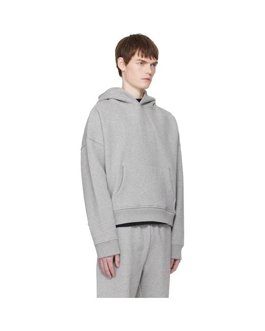 Entire studios Black Heavy Hoodie for men