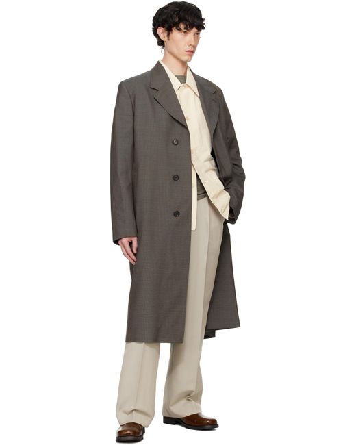 メンズ Our Legacy グレー Uniform コート Black