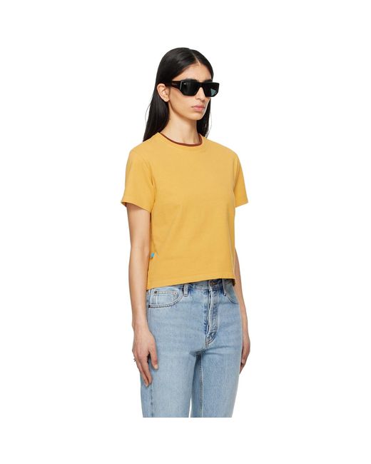 Still Here Yellow Ssense Exclusive 'the Shirt' T-shirt