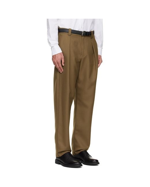 A.P.C. Natural Tan Renato Trousers for men