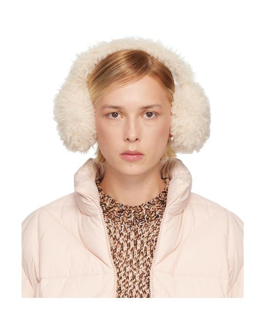 Moncler Natural Logo Ear Muffs