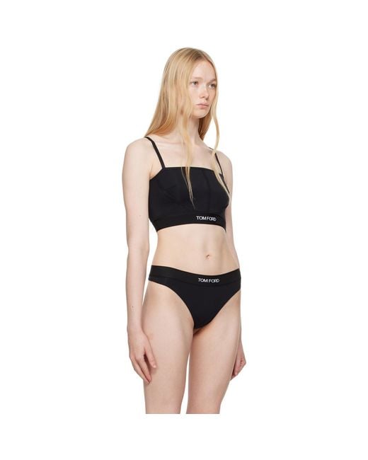Tom Ford Black Modal Signature Camisole