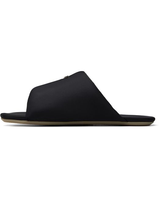 MM6 by Maison Margiela Black Padded Sandals for men