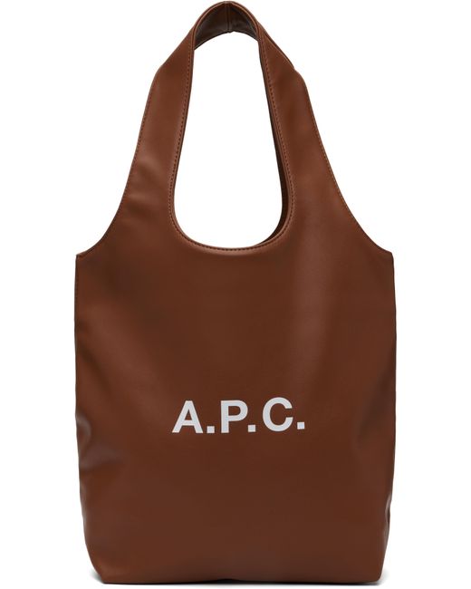 メンズ A.P.C. ブラウン スモール Ninon トートバッグ Brown