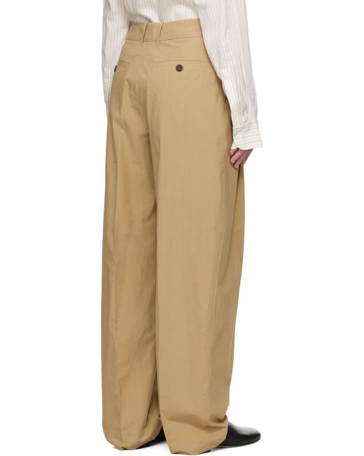 【関税込み】Studio Nicholson ベージュ Sperro トラウザーズ Studio Nicholson ベージュ Sperro トラウザーズ ナチュラル | Lyst