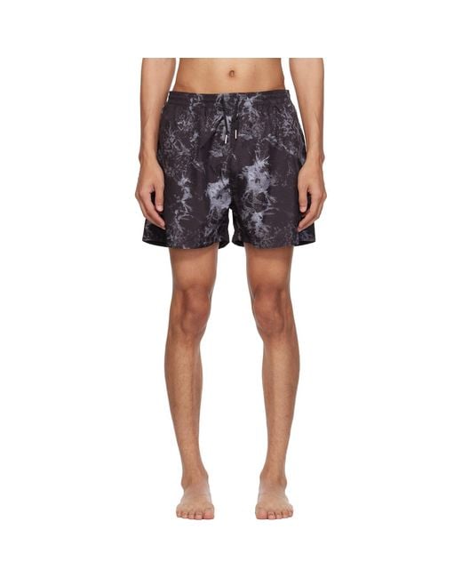 Stockholm Surfboard Club Black Stockholm (surfboard) Club Embroide-logo Swim Shorts for men