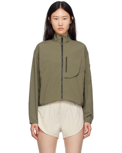 District Vision Green Cropped Jacket