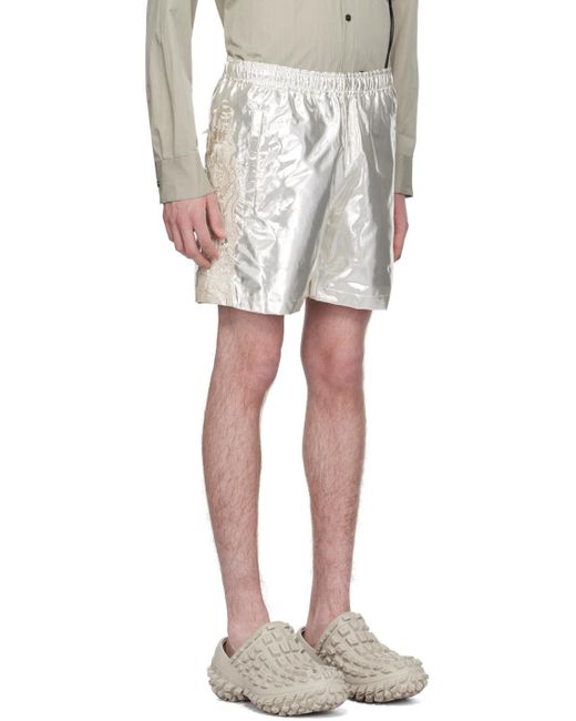 Doublet Metallic Embroide Shorts for men