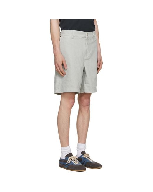 Boss Black Elasticized Waistband Denim Shorts for men