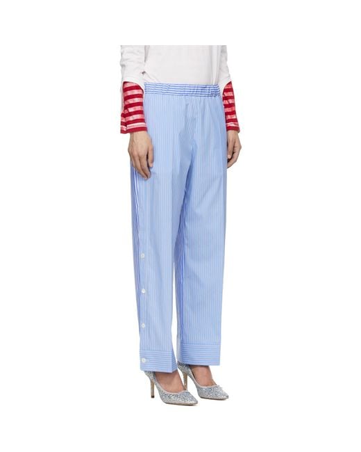 Undercover Blue Up1F1508- Trousers