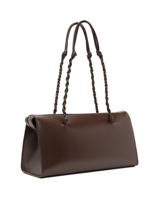 Jil Sander Brown Tangle Tent Bag