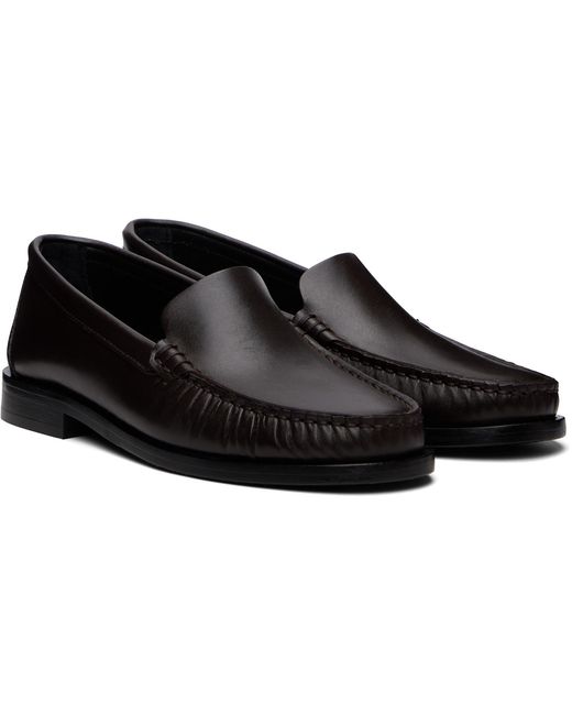 Aeyde Black Arthur Apron Loafers