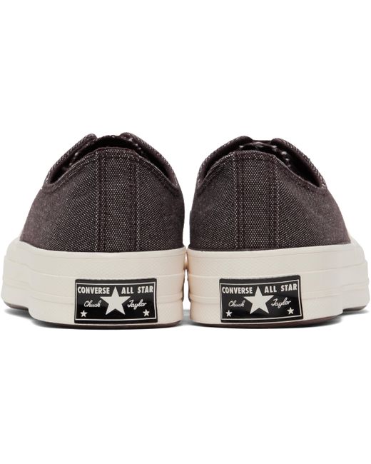 Converse Black Burgundy Chuck 70 Tough Textures Low Top Sneakers for men