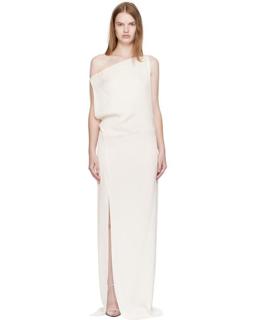 Tom Ford Black Off- Off The Shoulder Evening Maxi Dress