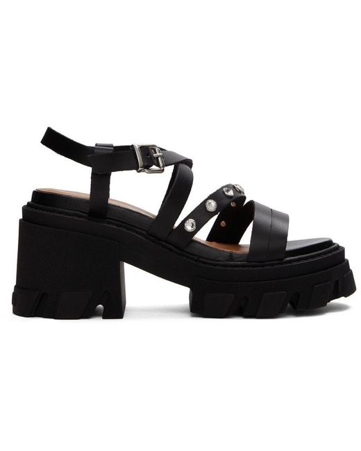 Ganni Stevie Suede Heeled Sandals at asos.com | Heels, Suede heels, Sandals