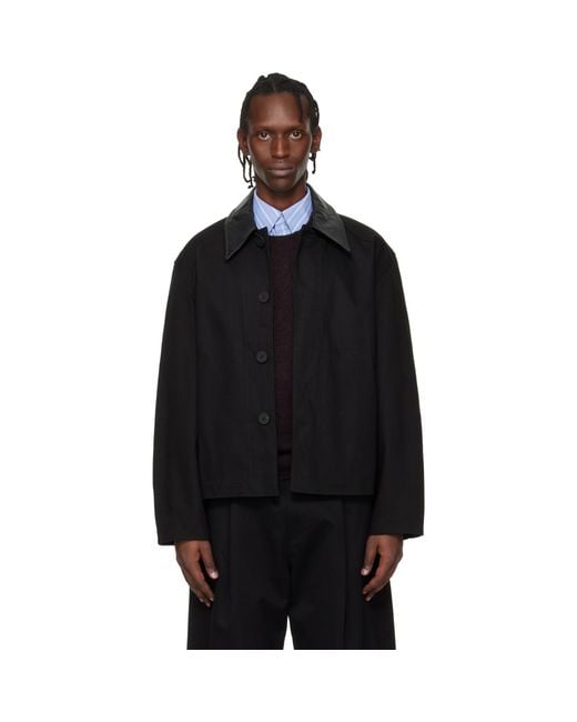 Studio Nicholson Black Aaron Levine Edition Dover Jacket for men