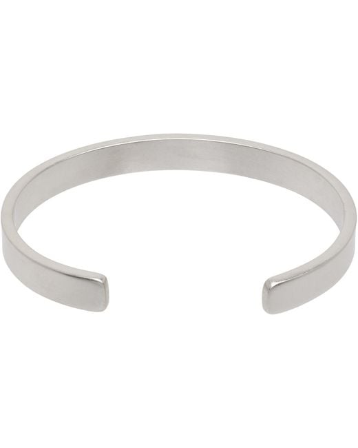 Maison Margiela Black Number Reference Cuff Bracelet for men