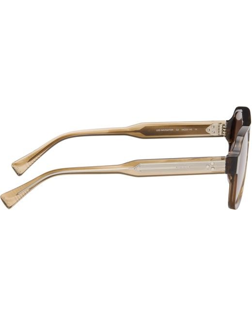 A.P.C. Black 'Les Navigator' Sunglasses for men