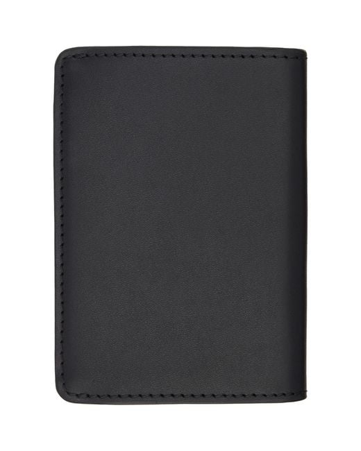 A.P.C. Black Stefan Card Holder for men