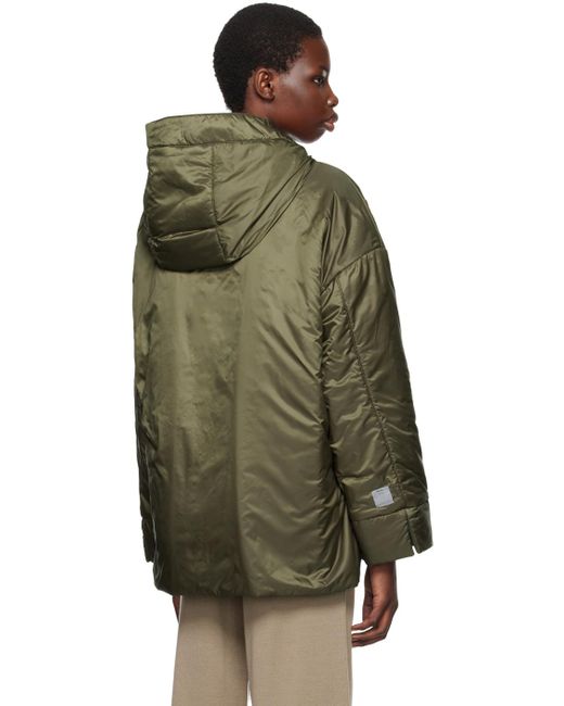 Max Mara Green The Cube Water-Repellent Reversible Jacket