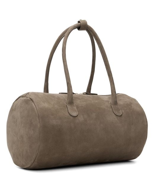 Loulou de Saison Brown Taupe Claus Cylindric Leather Bag
