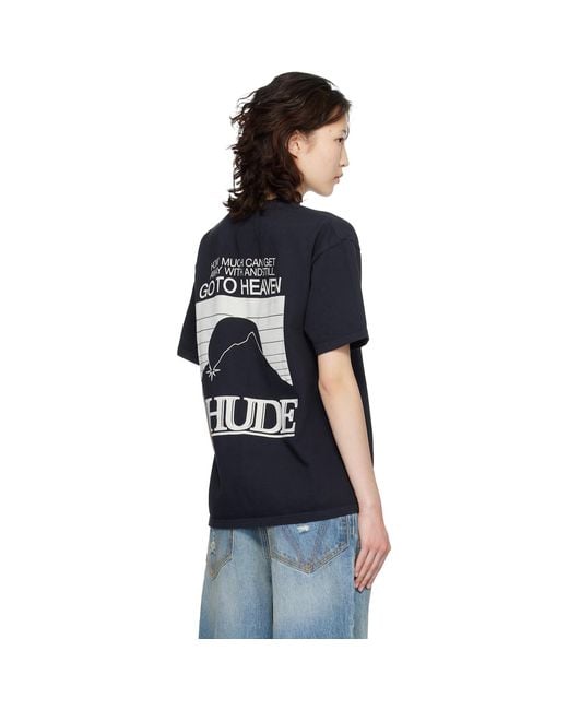 Rhude Black Moonlight Pack T-Shirt