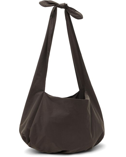 Amomento Ssense限定 ブラウン ラージ ショルダーバッグ Black