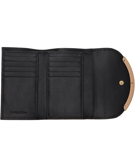 See By Chloé Black Lizzie Compact Wallet